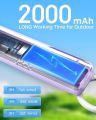 MINI HANDY FAN PORTABLE RECHARGEABLE FAN POCKET SIZE MICRO USB CHARGER PORT & CABLES MINI BATTERY DESK FANS. 