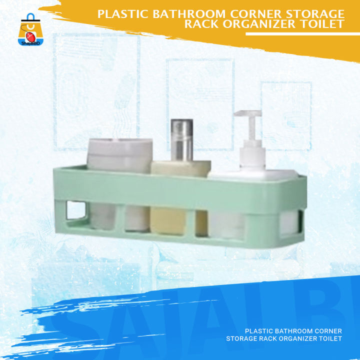 Plastic Bathroom Corner Storage Rack Organizer Toilet