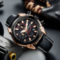 [ New Product - High-Grade Leather Multi-Function Chronograph Calendar Men's Quartz Watch ] Model ：2065G。 This Style. 