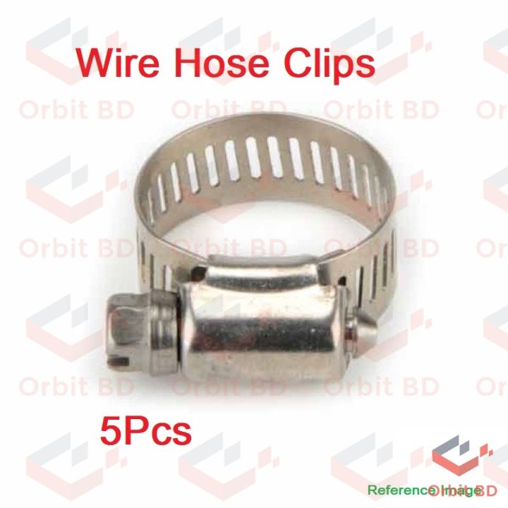 5Pcs-%20Heavy%20Duty%20Stainless%20Steel%20Hoses%20Clamp%206-20mm%20Clips%20Adjustable%20Screw%20Clamp%20For%20Joining%20Pipe%20-%20Image%202