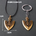 Jojos Bizarre Adventure Necklace Kujo Jotaro Arrow Metal Pendant Chain NOVO. 