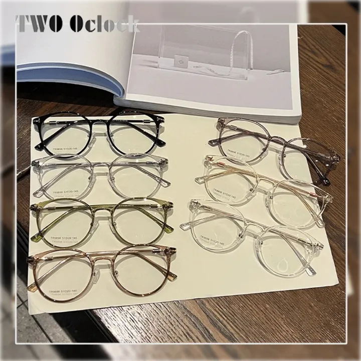 Korean%20Round%20Brown%20Glasses%20Eyeglass%20Frames%20for%20Women%20No%20Grade%20Prescription%20Myopia%20Spectacle%20Frames%20for%20Women%20Transparent%20Optic%20-%20Image%205