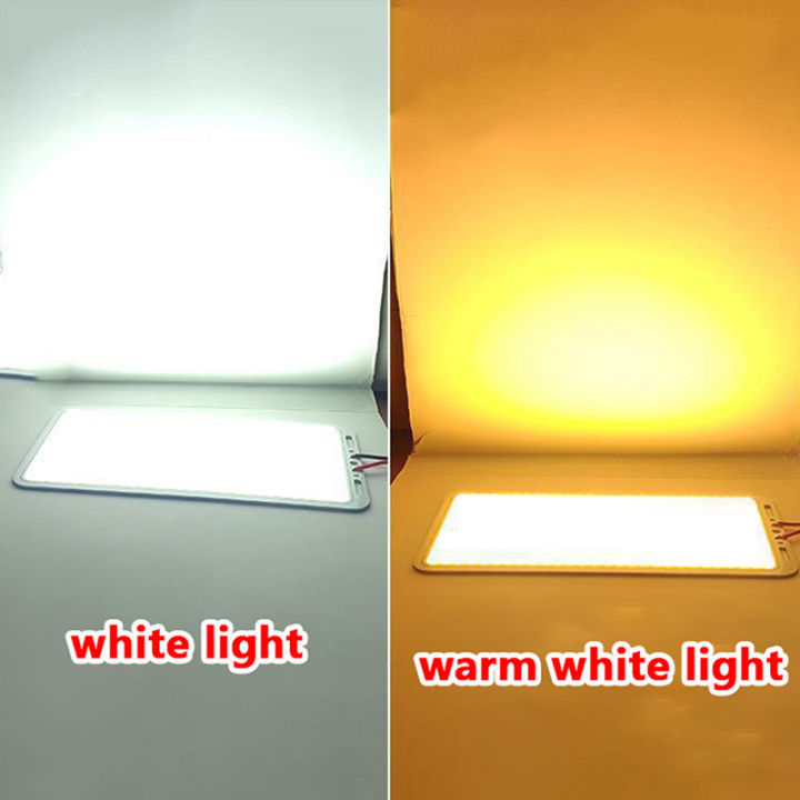 1Pc 12V DC 70W Ultra Bright Flip LED COB Chip panel Light Fishing Rod Lamp Nicle
