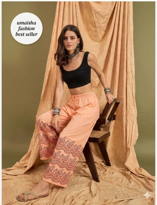 Fashion%20Trend%20Soft%20China%20Linen%20Fabrics%20Print%20Plazzo%20For%20Woman%20-%20Image%203