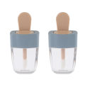 （New）5 Piece 8ML Empty Lip Glo Tube Container, Blue weet Ice Cream Liptick Refillable Bottle, Cometic Makeup Lip Balm ample Holder. 
