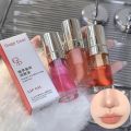 Purple Plumping Lip Gloss Oil Long-lasting Moisturizing Liquid Lipsticks with Chubby Lips Brush. 