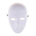 Costume Masks for Party Decoration Accessories DIY Unpainted Mask White Blank Face Mask Masquerade.