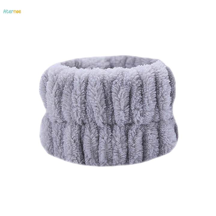 Face%20Wash%20Headband%20Wristband%20Set%20SPA%20Headband%20Makeup%20Headband%20Facial%20Wrist%20Cuffs%20for%20Shower%20,%20Gray%20-%20Image%208