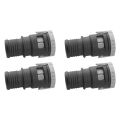 4PCS Heater Hose Connector for Focus 2L 2012-2016,Escape 2.0L 2013-2016, 2013-2016,Replace 1495393.