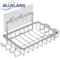 Anti-slip Soap Holder Stainless Steel Wall-mounted Soap Holder with Hooks Anti-slip Stable Punch-free Perfect for Bathroom Organization Southeast Asian Buyers' Favorite Stainless Steel Soap Holder.