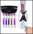 Automatic Toothpaste Dispenser with Toothbrush Holder Smart Brush Organizer Modern - Flashbuy Deals. 