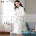 Winter bathrobe, autumn coral velvet, sweet warm home clothes, male and female flannel, male and female couples, sleep wholesale, cross-border.