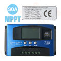 MPPT Solar Charge Controller 100A 60A 30A , 12V/ 24V Solar Panel Intelligent Regulator with Adjustable LCD Display Dual USB Port Timer Setting Auto Parameter. 