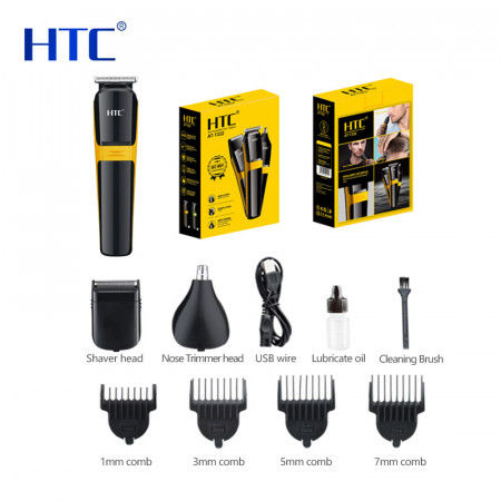 HTC AT-1322 Multi-grooming 3-in-1 Shaver, Nose, and Hair Clipper for Men