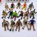 10cm many styles of soldier mode plastic action figure doll toy character Flexible figurines children kids collection toys.
