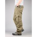 Cargo Pants Men Casual Multickets Tactical Pants Autumn Cotton  Long Trousers Men   Loose Pants Pantalon Homme. 