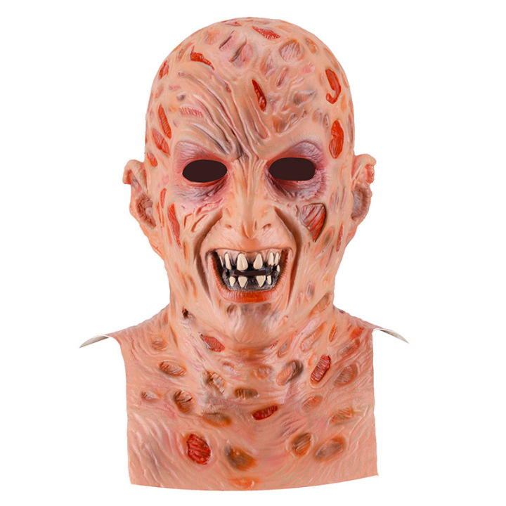 Halloween%20Freddy%20Mask%20Krueger%20Killer%20Cosplay%20Gloves%20Hat%20Horror%20Costume%20Full%20Head%20Latex%20Mask%20Masquerade%20Supplies%20-%20Image%203
