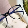 Anti Blue Light Glasses Blocking Filter Round Computer Glasses Men Women Super Light Frame Eyeglasses Pink Clear Spectacles. 
