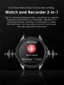 Oraimo Watch Pro NT 1.43inch AMOLED AI SmartWatch (OSW-850H)- Black. 