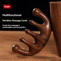 Multifunctional Scalp Resin Massage Comb for Hair Loss and Scalp Treatment Scraping and Unblocking Meridians Comb Portable Wide Tooth Wooden Comb.