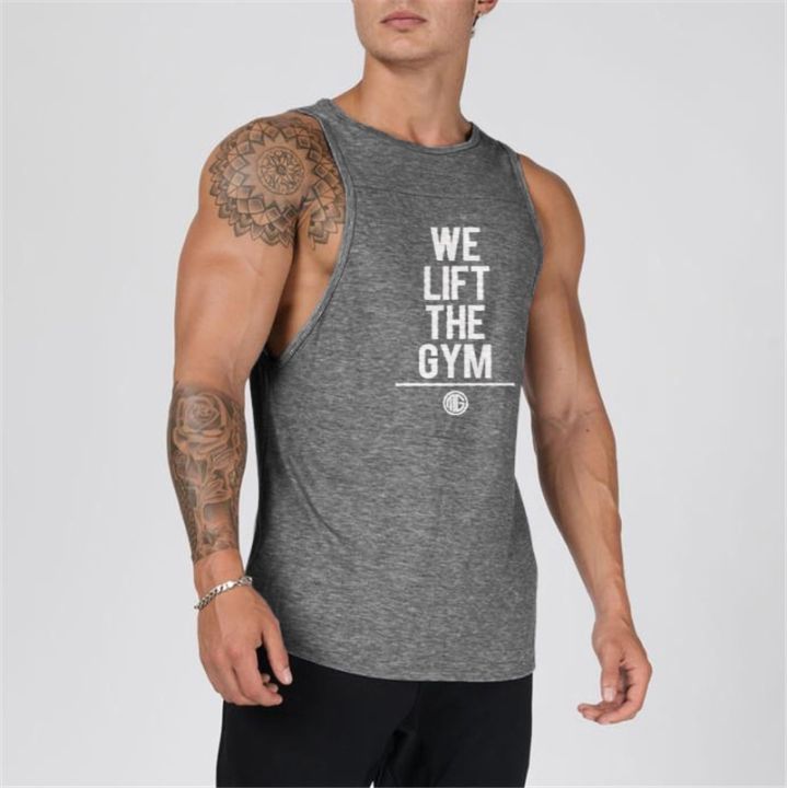 Muscleguys%20Bodybuilding%20Clothes%20Mens%20Muscle%20Shirt%20Gyms%20Stringer%20Tank%20Top%20Men%20Vest%20Fitness%20Men's%20Clothing%20Patchwork%20Tanktop%20-%20Image%202