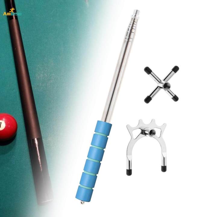 Retractable%20Billiards%20Pool%20Cue%20Stick%20Anti%20Slip%20Handle%20Pool%20Cue%20Bridge%20Head%201%20Rod%20Cross%20-%20Image%202