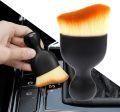 Car Interior Cleaning Soft Brush Detailing Cleaning Tools Curved Brush Car Dashboard Air Outlet Gap Dust Cleaning Brush.