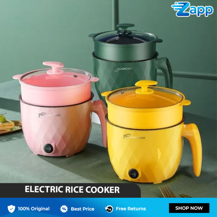 Multifunctional Mini Electric Rice Cooker | Non-Stick Cooking Pot | Non-Stick Cooker Portable & Easy-to-Use Electric Cooker