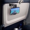 Portable Phone Holder Travel Airplane Train Bus Seat Foldable Support for Iphone 14 13 Samsung Xiaomi Rotatable Phone Stand.