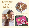 1/5/10pcs Embossed Heart Sticker Envelope Gift Wrap Self-Adhesive Seal Stickers Sticker For Wedding Party Invitation Decor. 