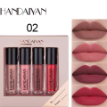 HANDAIYAN mini 4 Colors Sets Fashion Liquid Lipstick Lipglos. 