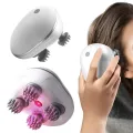 Smart Scalp Massager with Red Light - Electric, Portable, Waterproof Head Massager for Hair Growth. 