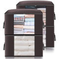 Storage Organize Moisture-Proof Dustproof Storages Non-Woven Quilt Large Capacity Organizes Mobile Clothes Bed Bottom Bag. 