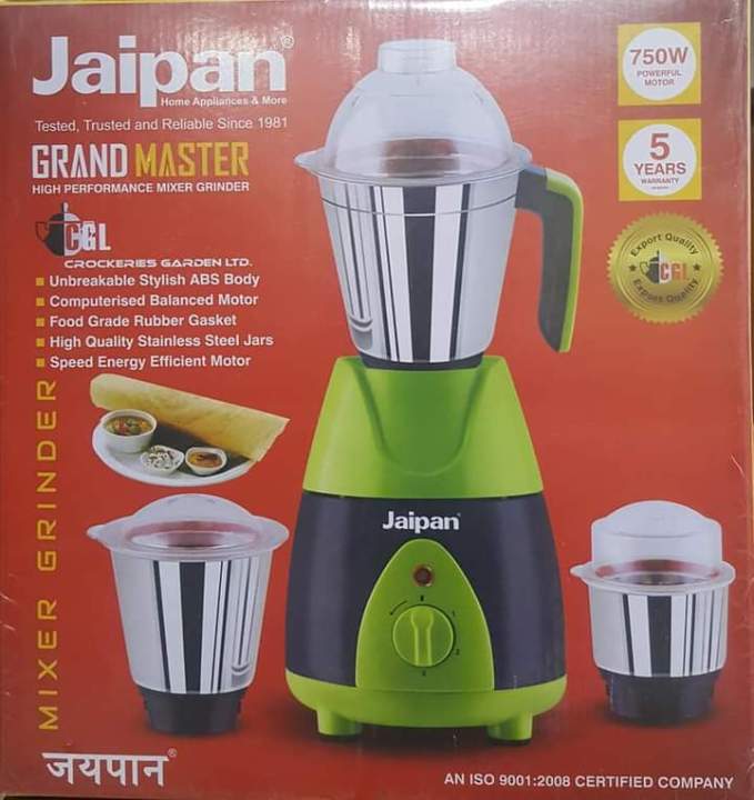 Jaipan%20Multipurpose%20Mixer,%20Grinder%20and%20Blender%20Grand%20Master%20750%20watts%20-%20Image%204