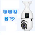 V380 Pro Bulb Wifi Camera E27A Dual Lans Rotatable 360. 