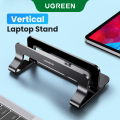 UGREEN Vertical Laptop Stand Holder Foldable Aluminum Notebook Stand Laptop Tablet Stand Support For Macbook Air Pro PC 17 inch. 
