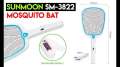 Sunmoon SM-3822 Mosquito Killing Bat 2 In 1 With Led Light. 