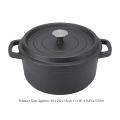 Dutch Oven Pot, Cast Iron Pot Durable for Kitchen. 