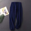 Ladies Fashionable pant Cotton Crepe 100% New Pajamas Pant for Women Casual Spring Autumn Home Wear Trousers Large Size Night Ladies Pajamas Pants.
