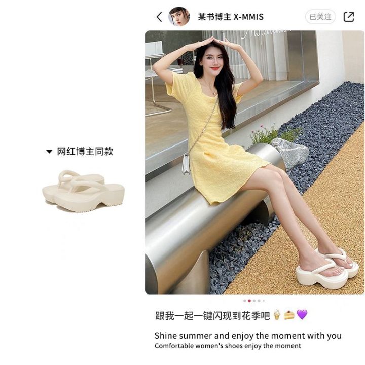 Barbie%20Platform%20Kendall%20Jenner%20Flip-Flops%20Flip-Flops%20Flip-Flops%20Women's%20Outdoor%20Non-Slip%20Flat%20Height%20Increasing%20Drooping%20Sandals%20-%20Image%202