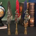 Fashion Punk Style Quill Fountain Pen Writing Set Mechanical Creative Dip Pen Multicolor Vintage Writing Ink Set Student.