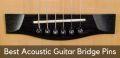 Bridge Pins For Acoustic Guitar (6 Pcs) - Black. 