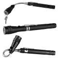 Aluminium Telescopic Magnetic Flexible Flashlight Magnetic Work Light 3 LED Aluminum Snake Light LED Flexible Tool Flashlight. 