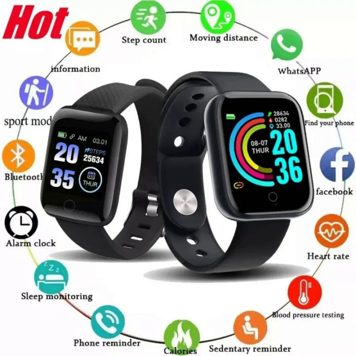 2024 Smart Watch Men Women Full Touch Screen Sport Fitness Watch Man IP67 Waterproof Bluetooth For Android IOS Smartwatch Men Daraz .bd