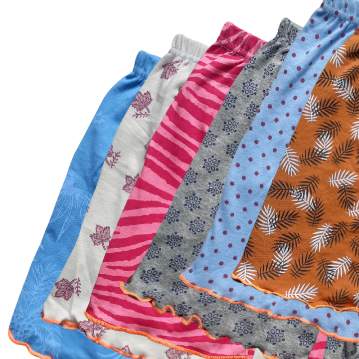 4%20PCS%20Soft%20Cotton%20Half%20Pants%20For%20Baby%20Girls%20(Multicolor%20Combo%20Pack)%20-%20Image%205
