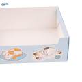 Cat Litter Tray Kitty Waterproof Travel Toilet Thick Blue39x29x12cm. 