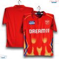 Punjab Kings Short sleeve Polo IPL Cricket Jersey For Men - PK IPL Jersey - Punjab Jersey 2025. 