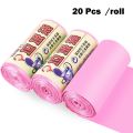 1Roll /20pcs Mini Disposable Plastic Small Garbage Bag Trash Bags Household Garbage Bags Cleaning Waste Bag Storage Garbage Bags. 