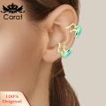 Carat Frog-shaped Ear Cuff Tree Frog Ear Clips Realistic Animal Shape Non-pierced Earrings for Party Events Daily Wear Electroplated Alloy Anti-slip Design Animal Ear Cuffs. 