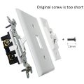 2 Pieces of Light Switch Protective Cover Child Safety Switch Lock to Prevent Accidental Opening or Closing. 